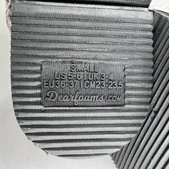 Dearfoams Women's Size 6 Gray Slippers - Picture 11 of 12